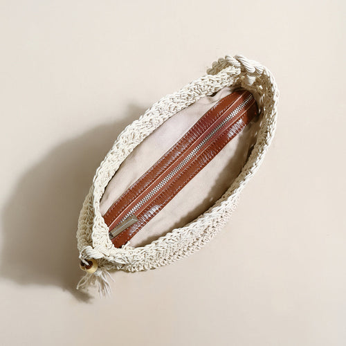 Macrame Beach Tote Bag