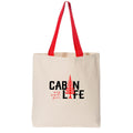 Cabin Life Wisconsin Tote Bag | Shopping Bag 11L